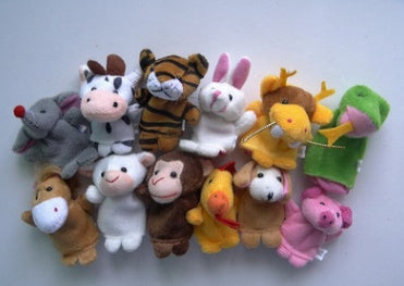 Fingers 12 Zodiac Animal Fingers Tell a Story Good Helper Puzzle Early Learning Children's Toys