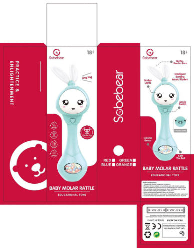 Baby Molar Music Stick education toy plus teether